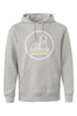Hoodie con Faro Blanco y Olas Amarillas