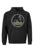 Hoodie con Faro Blanco y Olas Amarillas