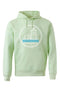 Hoodie con Faro Blanco y Olas Azules