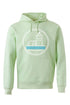 Hoodie con Faro Blanco y Olas Azules